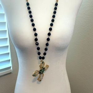 Crystal Cross Necklace